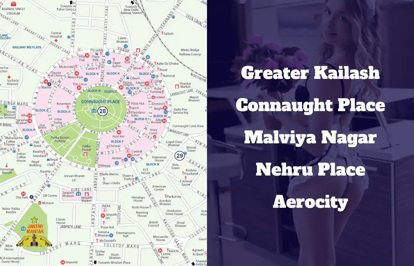 Delhi locations